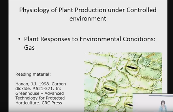 CEAC Greenhouse Plant Physiology and Technology Course – Week 3-2