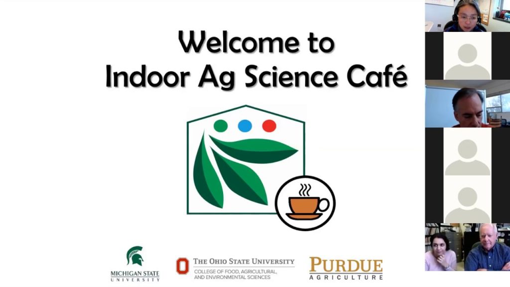 Indoor Ag Sci Cafe discusses indoor farming operations with Milan Kluko