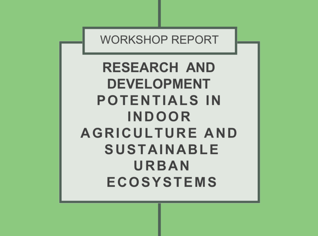 USDA Vertical ag workshop report