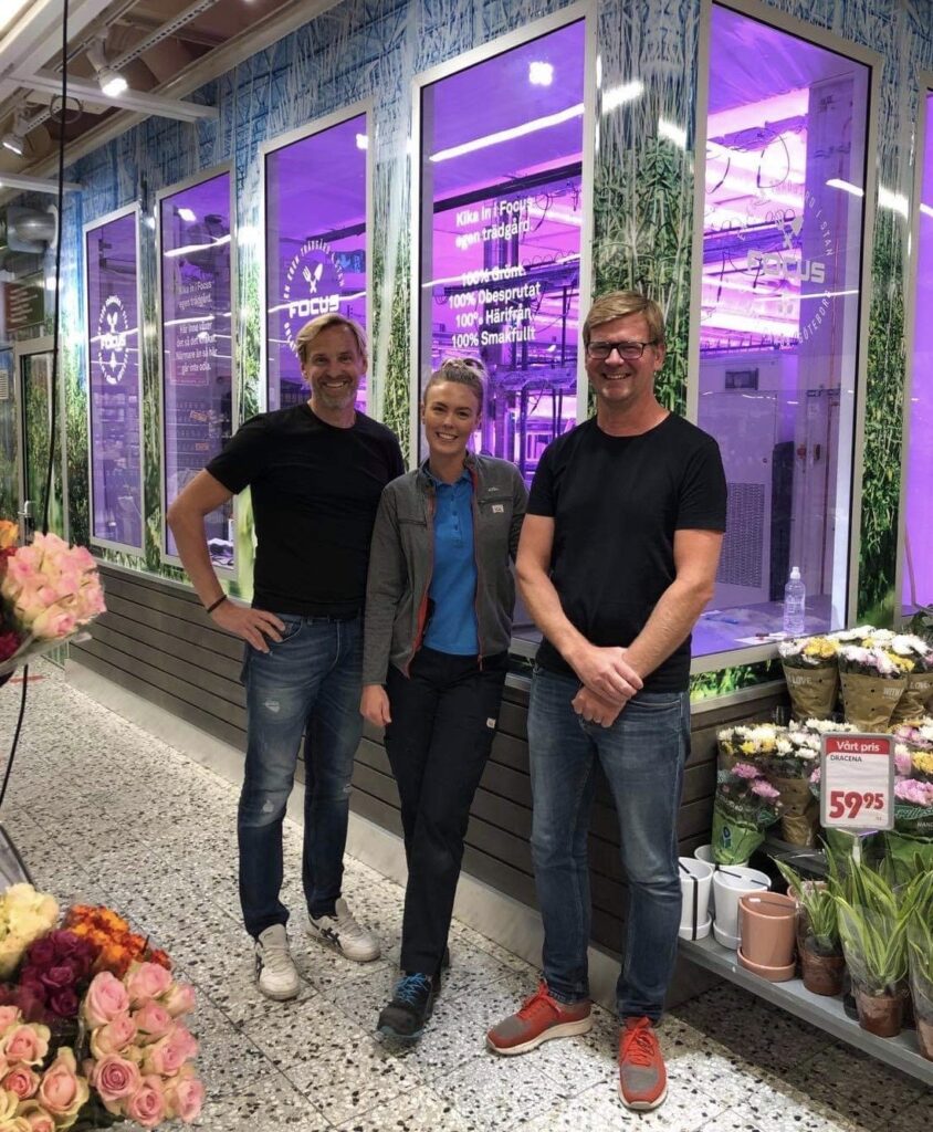 Swegreen’s first automated farming unit takes place at ICA Focus in Gothenburg