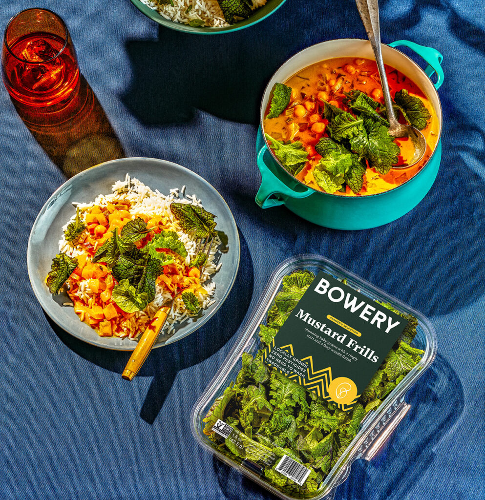 Bowery Farming launches new product category, Farmer’s Selection, with release of mustard frills