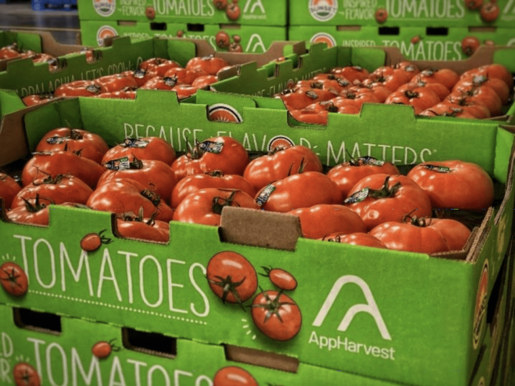 AppHarvest Announces First Harvest of Tomatoes from Flagship High-Tech Indoor Farm Shipping to Grocery Stores