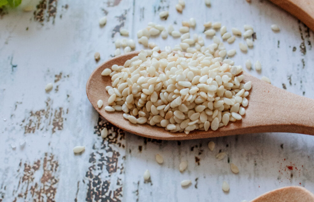 Disinfection of sesame seed