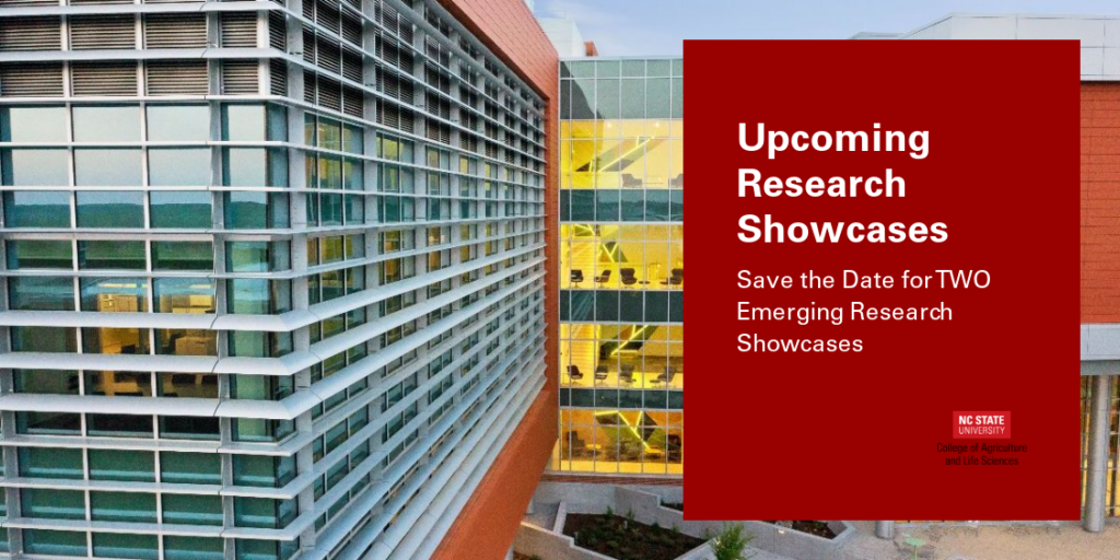 Upcoming Research Showcase at North Carolina State University