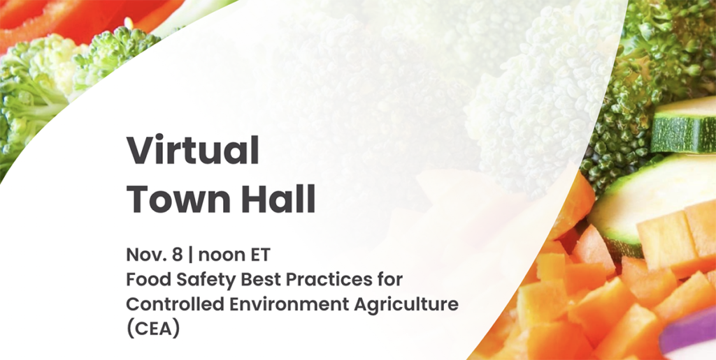 CEA Alliance Food Safety Best Practices To Be Featured in IFPA Virtual Town Hall, November 8